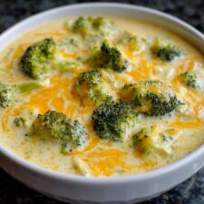 Creamy Broccoli Cheddar Chicken Soup in 30 Minutes - Comfort in Every Bite