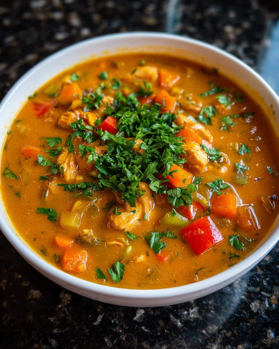 Creamy Cajun Chicken Soup - detail 2