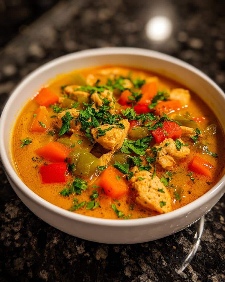 Creamy Cajun Chicken Soup - detail 3