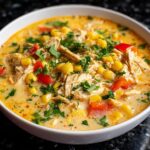 Creamy Cajun Corn Chicken Soup