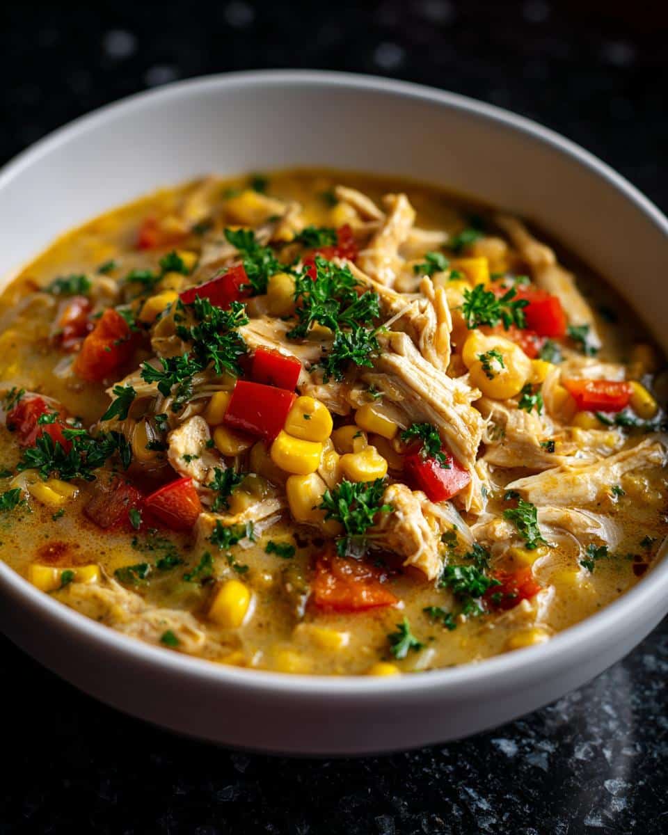 Creamy Cajun Corn Chicken Soup - detail 4