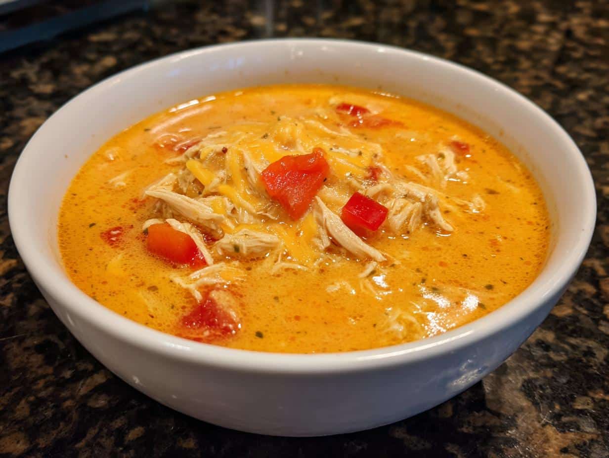 Creamy Cajun Ranch Chicken Soup