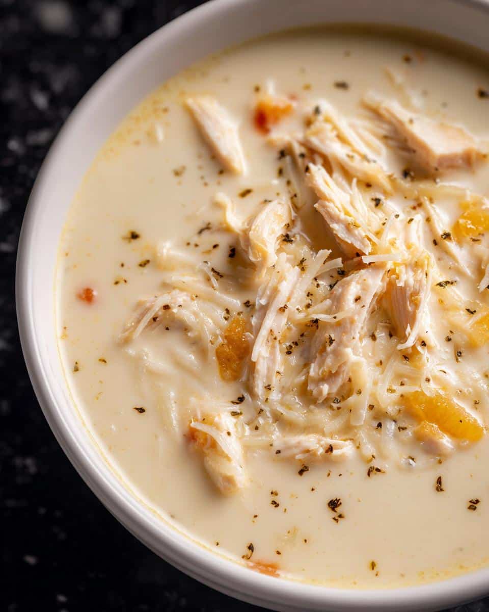 Creamy Chicken Alfredo Soup - detail 3