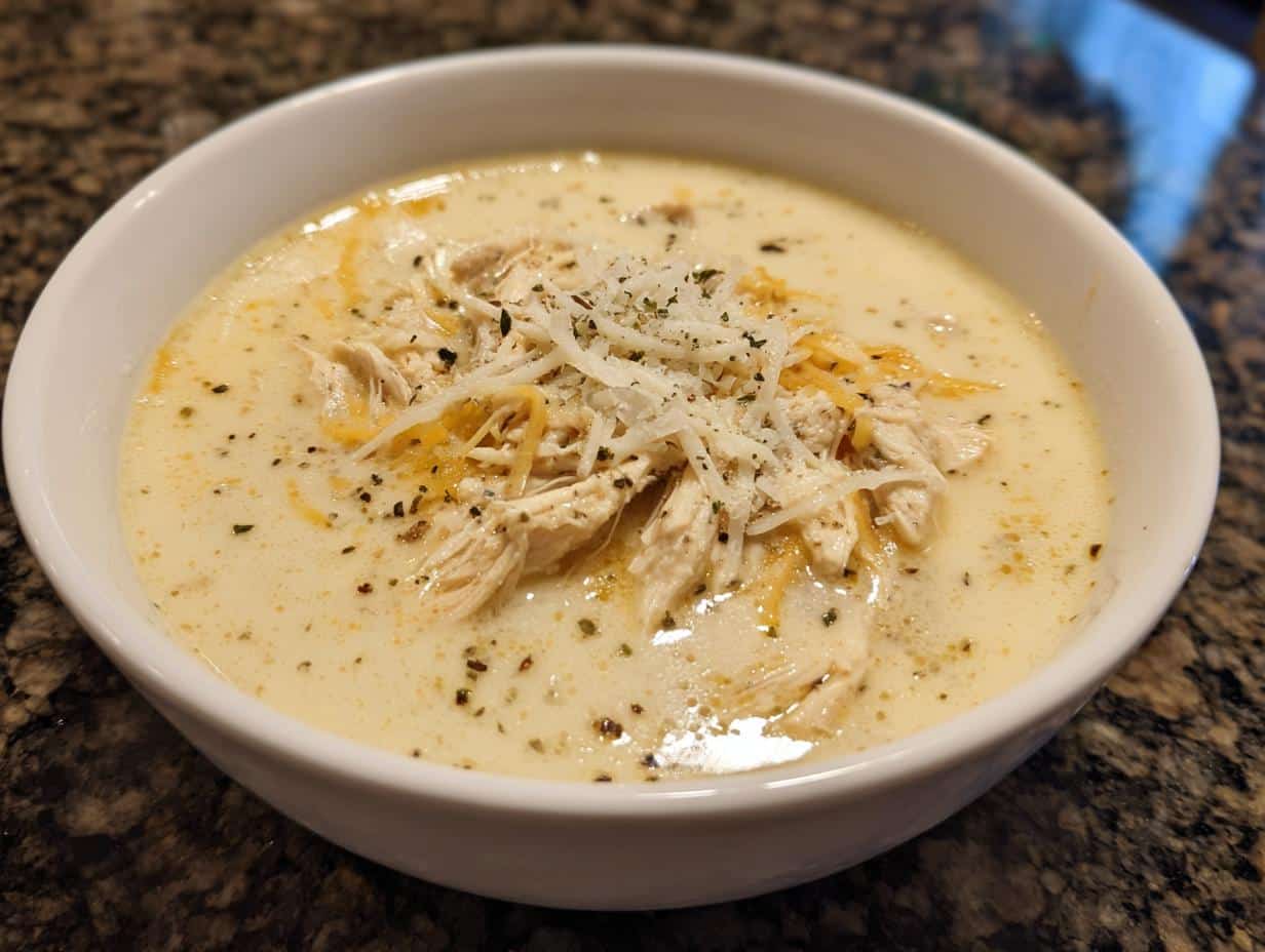 Creamy Chicken Alfredo Soup