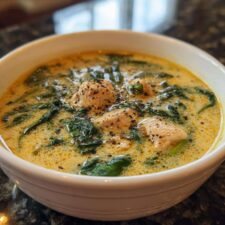 Creamy Chicken Spinach Soup: Immune-Boosting Comfort in 30 Minutes