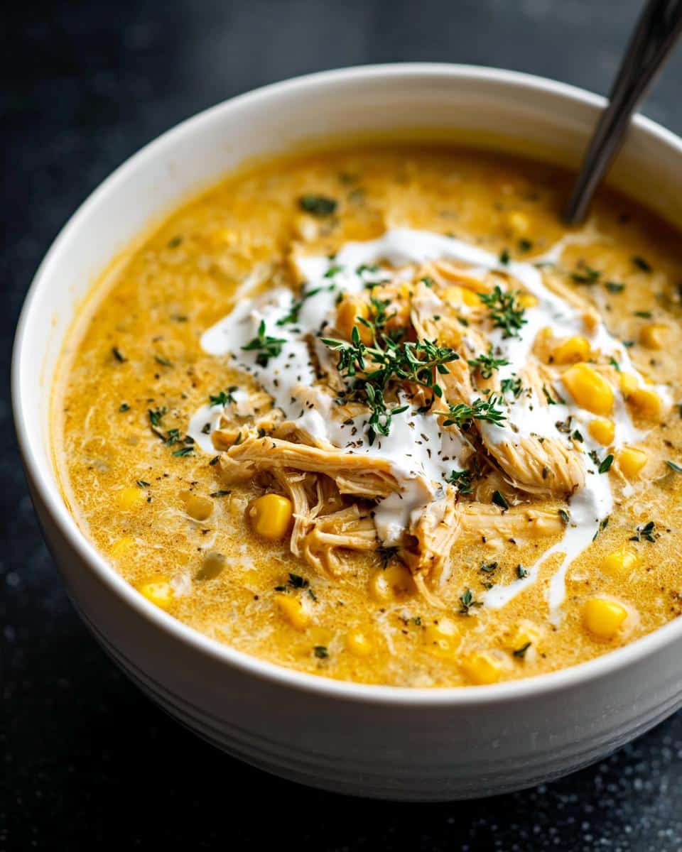 Creamy Chicken and Corn Soup - detail 4