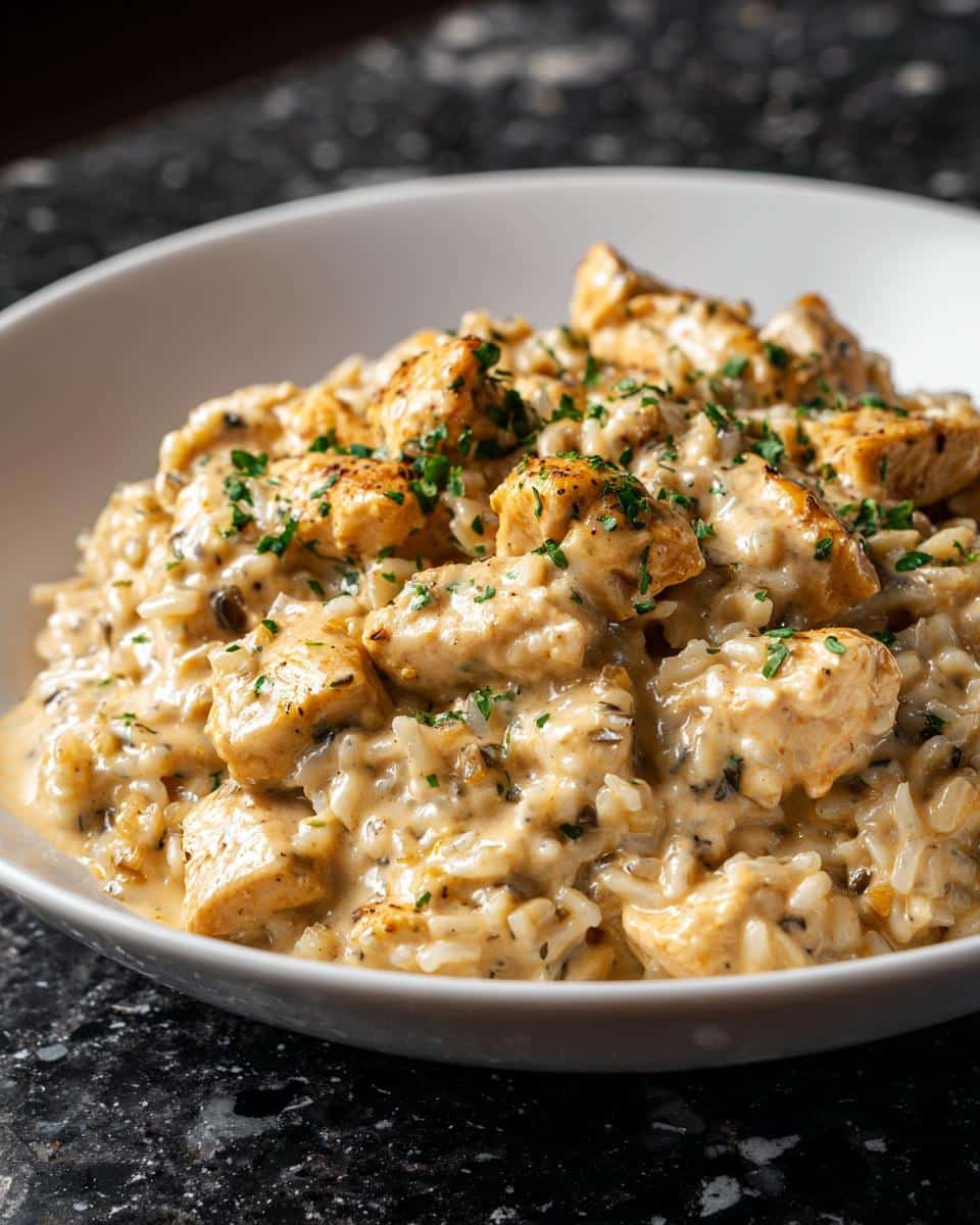 Creamy Chicken and Wild Rice Bowl - detail 1