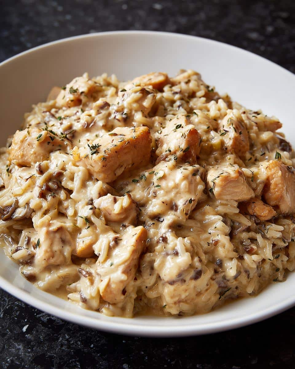 Creamy Chicken and Wild Rice Bowl - detail 4