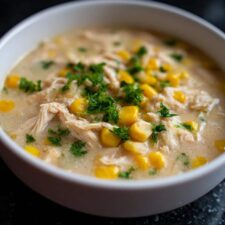 Creamy Corn Chicken Soup Bowl: A 30-Minute Comfort Feast