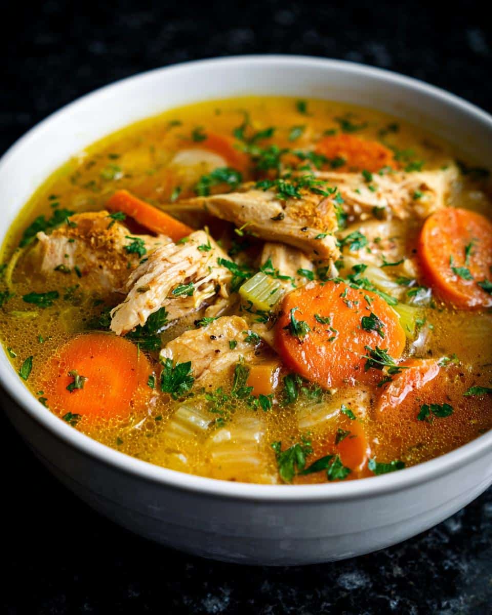 Creamy Garlic Herb Chicken Soup - detail 1