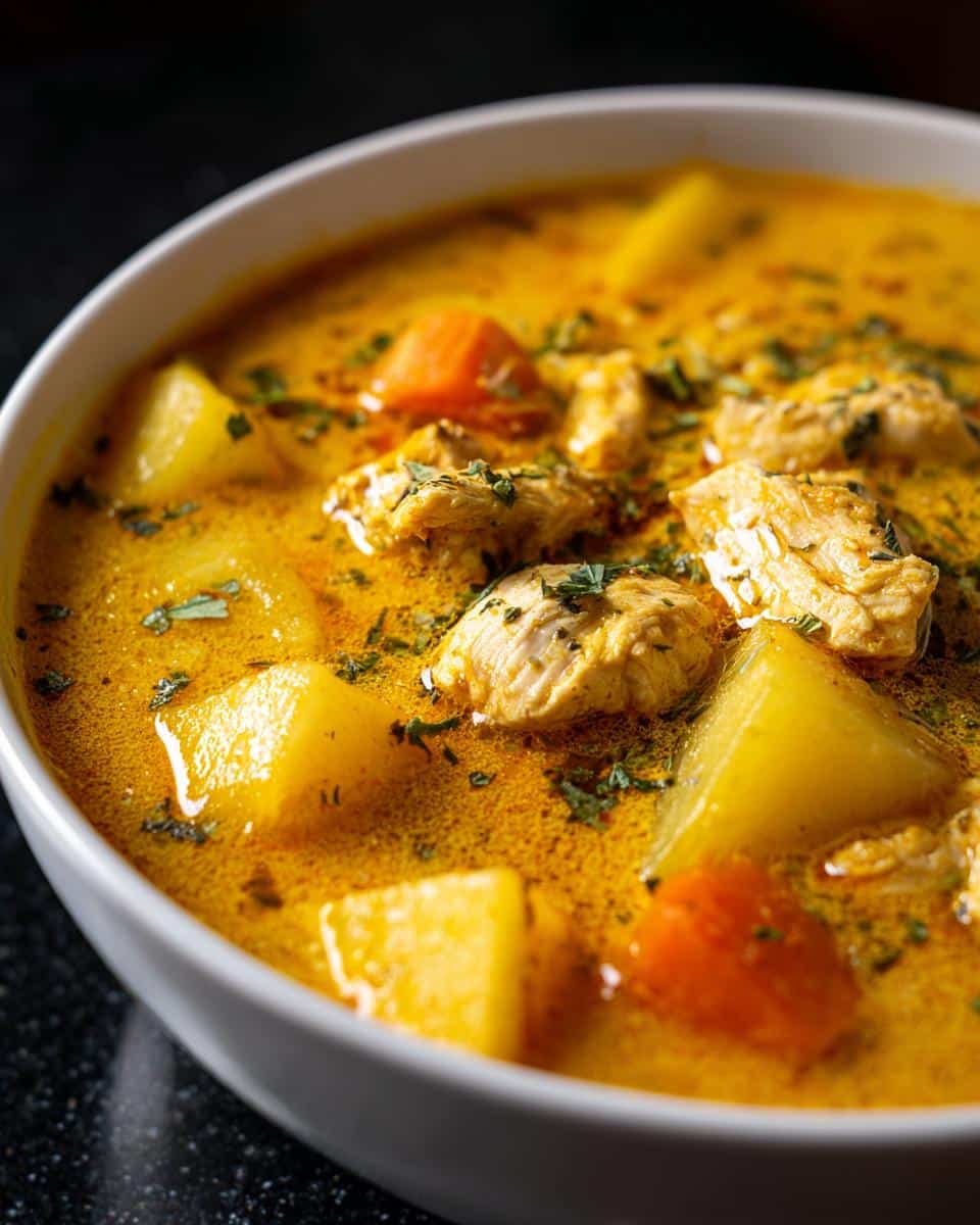 Creamy Garlic Potato Chicken Soup - detail 1