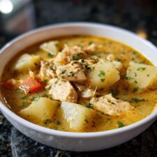 Creamy Garlic Potato Chicken Soup Heals in Just 30 Minutes