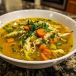 Creamy Herb Lemon Chicken Soup