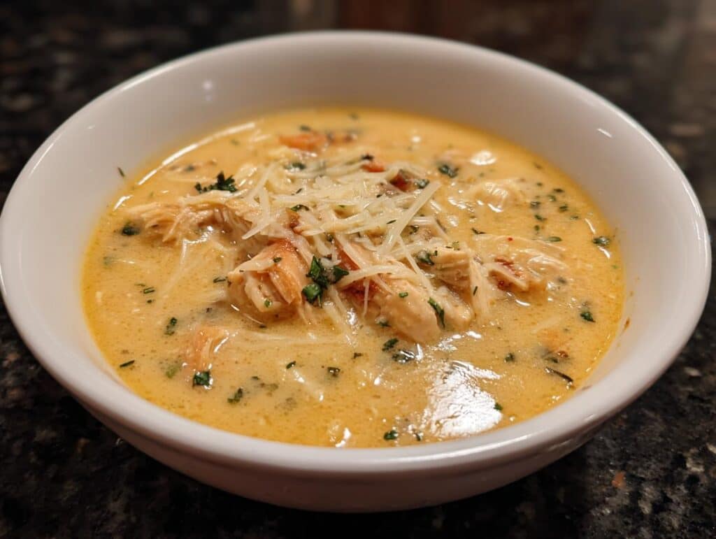 Creamy Parmesan Chicken Soup