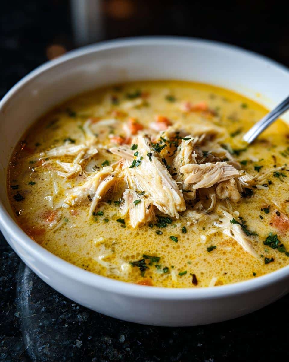 Creamy Parmesan Chicken Soup - detail 3