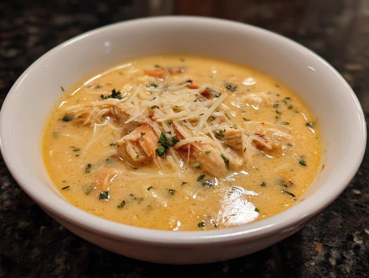 Creamy Parmesan Chicken Soup