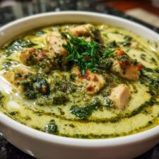 Irresistible 30-Minute Creamy Pesto Chicken Soup Recipe