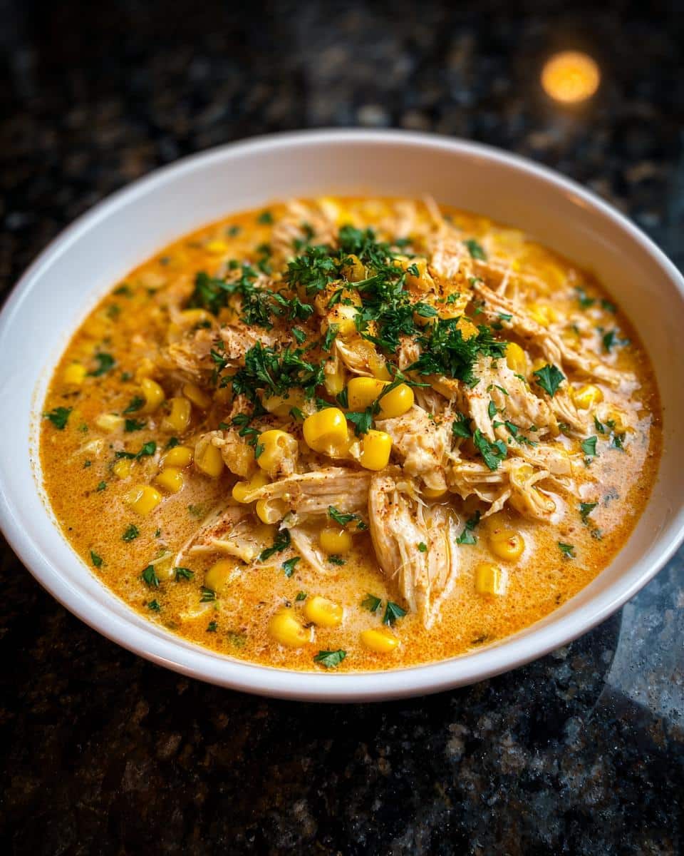 Creamy Ranch Corn Chicken Soup - detail 2