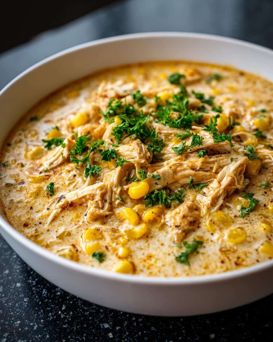 Creamy Ranch Corn Chicken Soup - detail 4