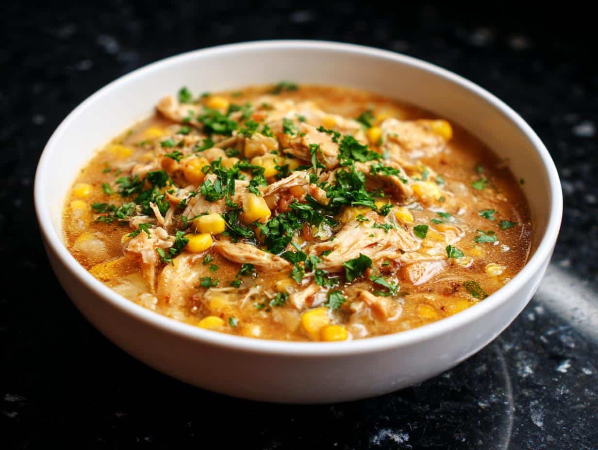 Creamy Ranch Corn Chicken Soup