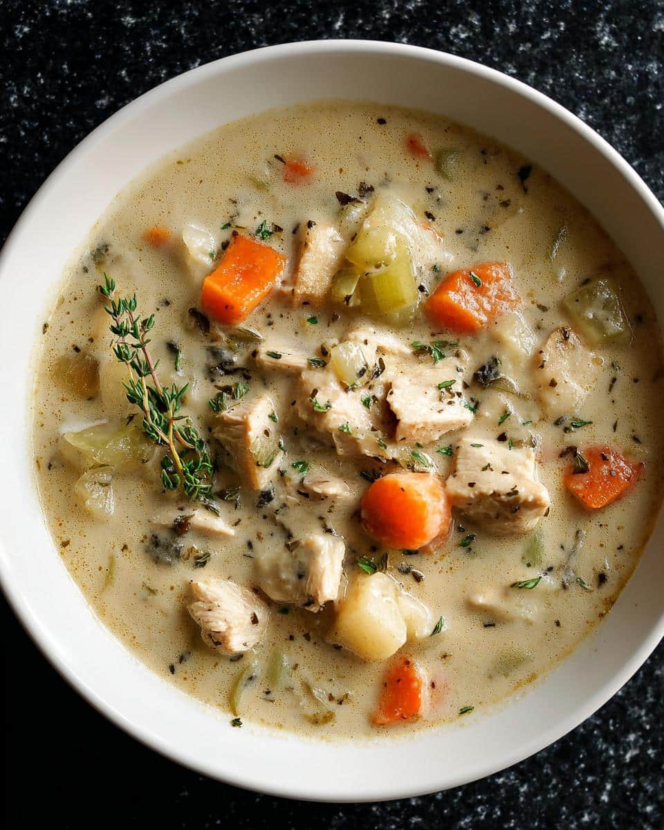 Creamy Roasted Garlic Chicken Chowder - detail 3