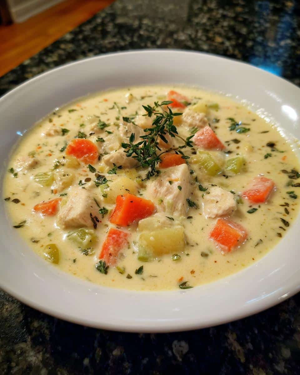 Creamy Roasted Garlic Chicken Chowder - detail 4