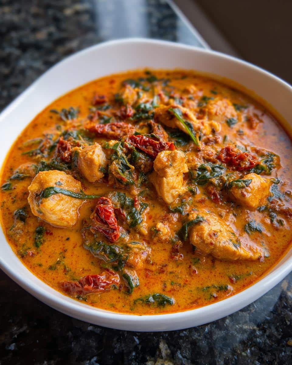 Creamy Sun-Dried Tomato Chicken Soup - detail 4