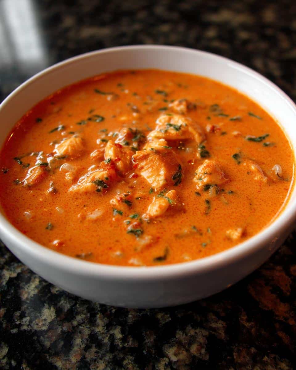 Creamy Tomato Basil Chicken Soup - detail 1