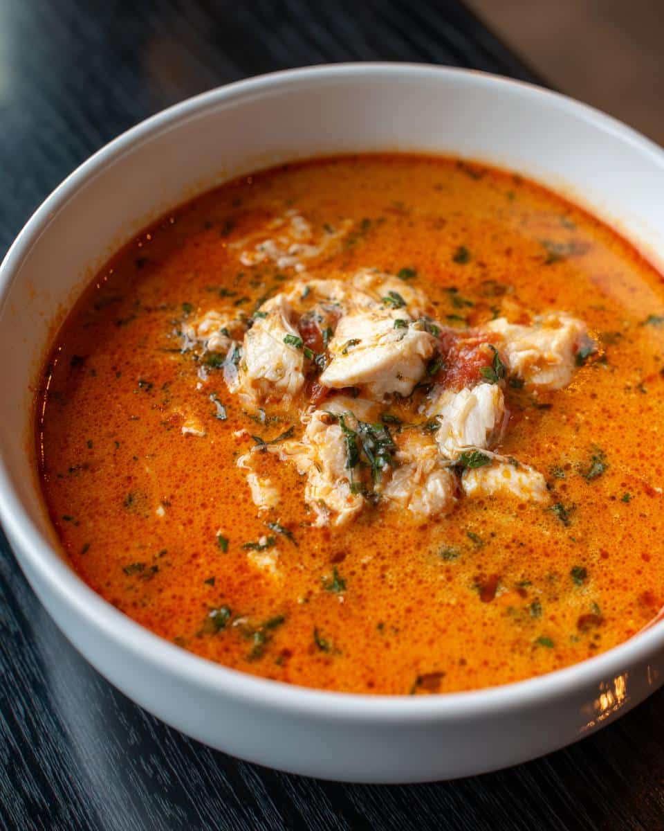 Creamy Tomato Basil Chicken Soup - detail 2