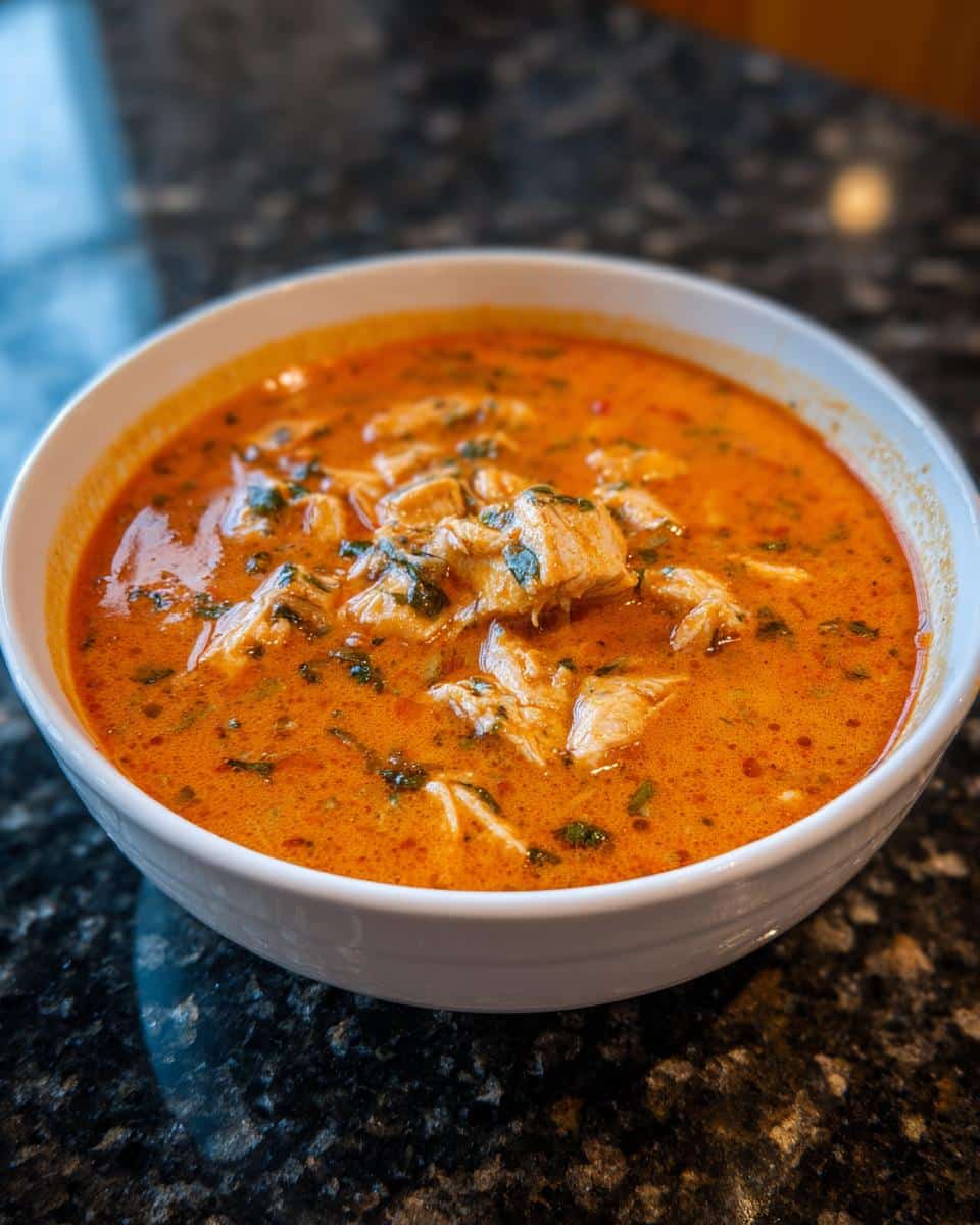 Creamy Tomato Basil Chicken Soup - detail 3