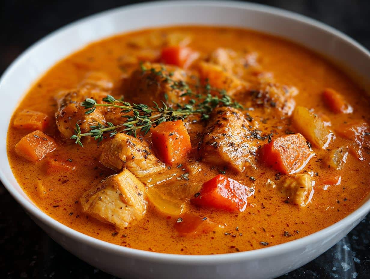 Creamy Tomato Chicken Chowder