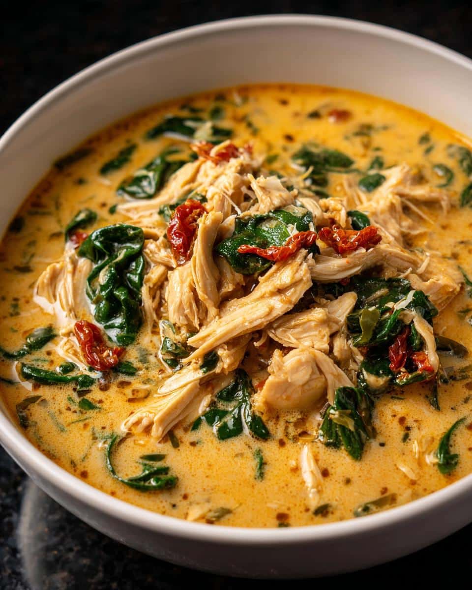 Creamy Tuscan Chicken Chowder - detail 1