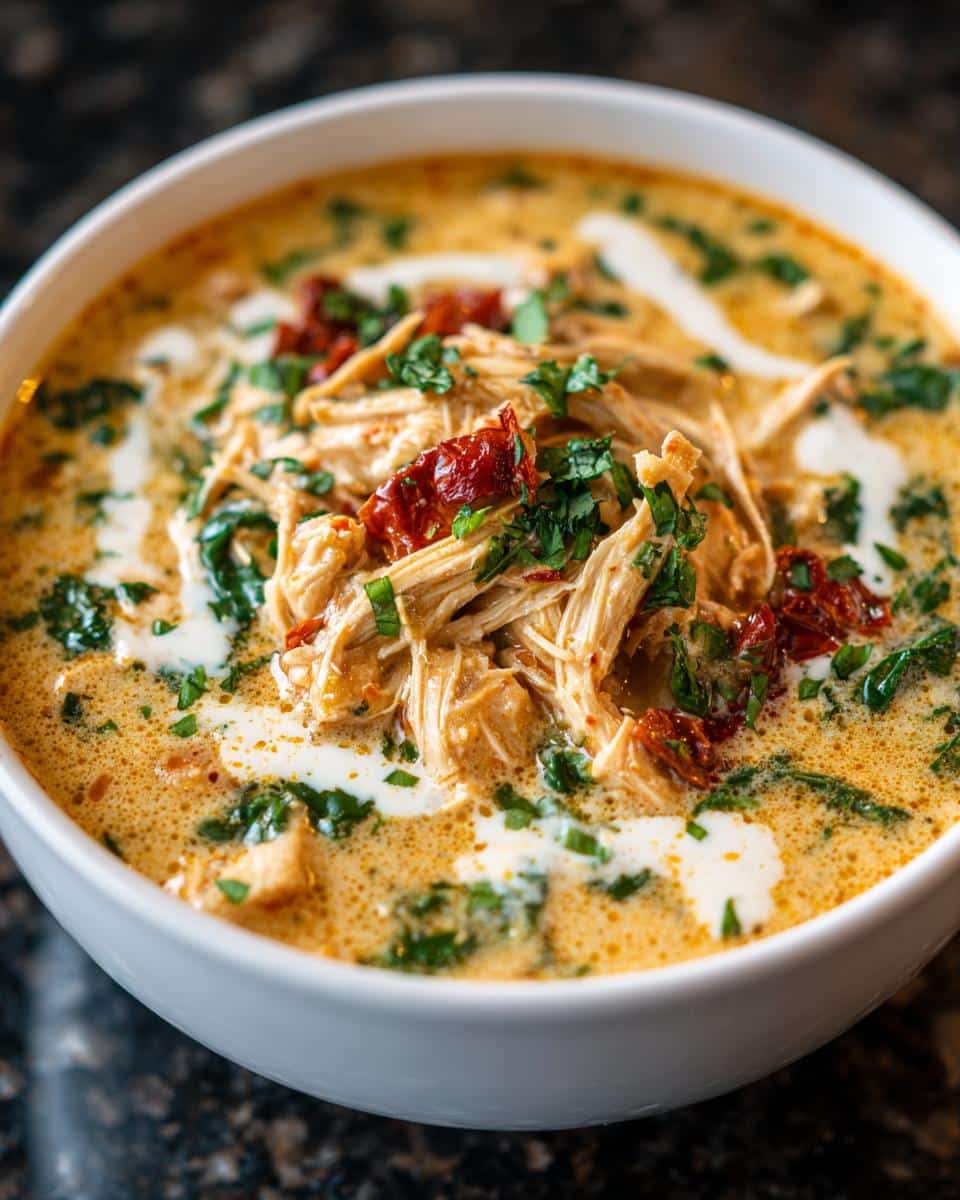 Creamy Tuscan Chicken Chowder - detail 2