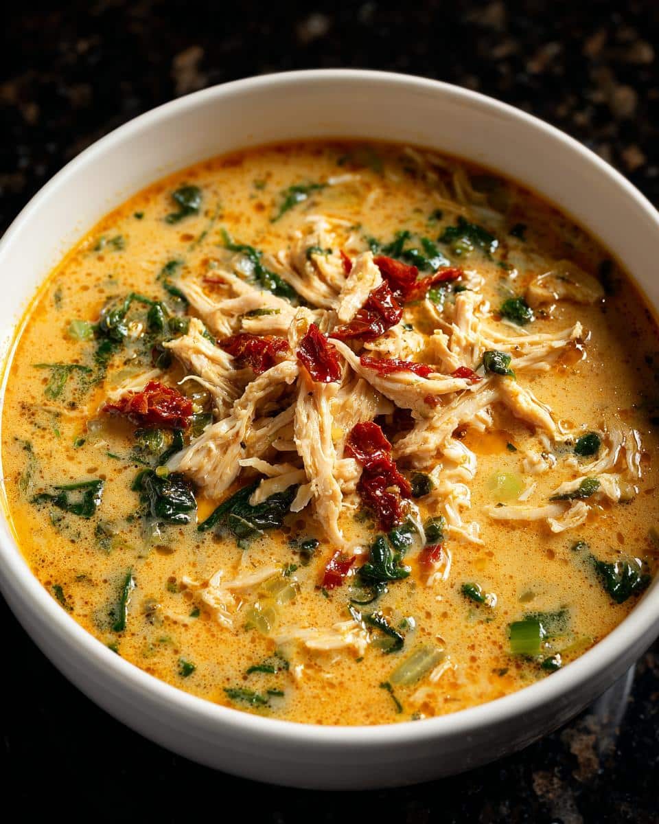 Creamy Tuscan Chicken Chowder - detail 3