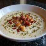 Creamy White Bean Soup with Herb Salt