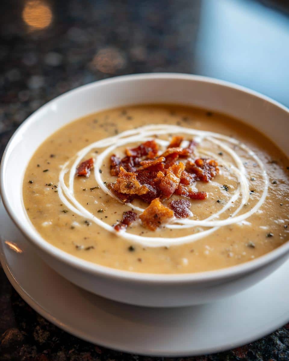 Creamy White Bean Soup with Onion Base - detail 1