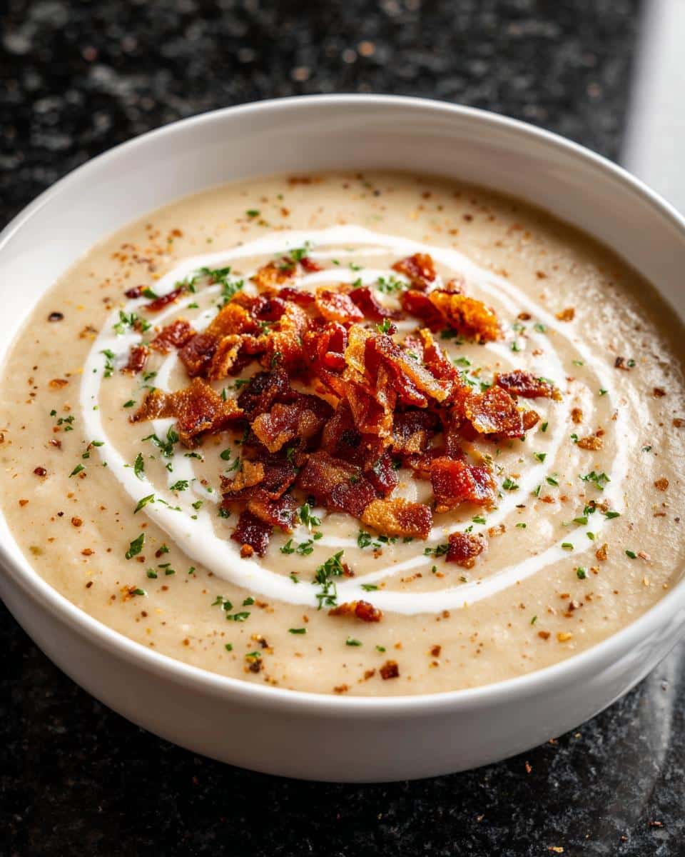 Creamy White Bean Soup with Onion Base - detail 4