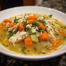 3-Ingredient Crockpot Rotisserie Chicken Soup – Heavenly Comfort