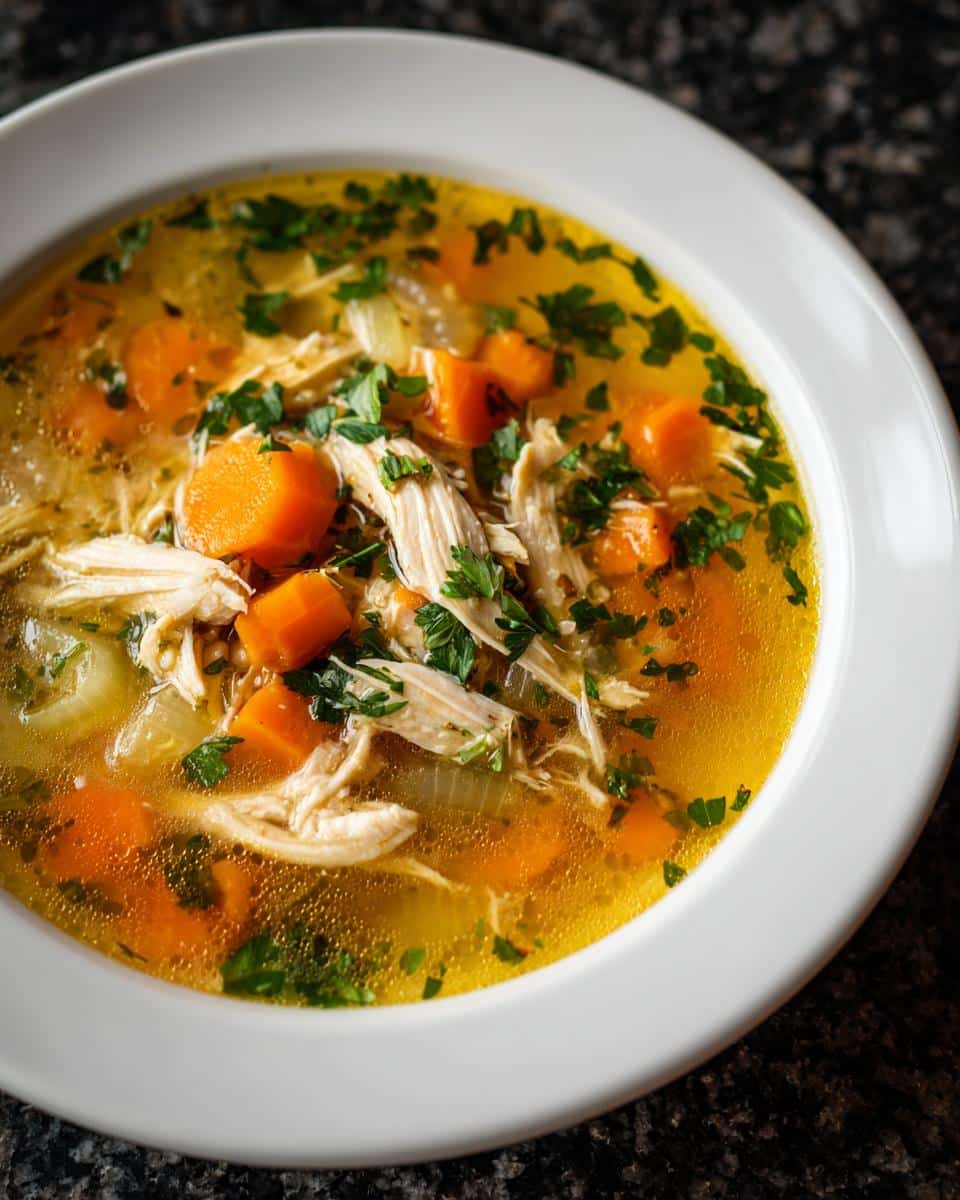 Crockpot Rotisserie Chicken Soup - detail 4