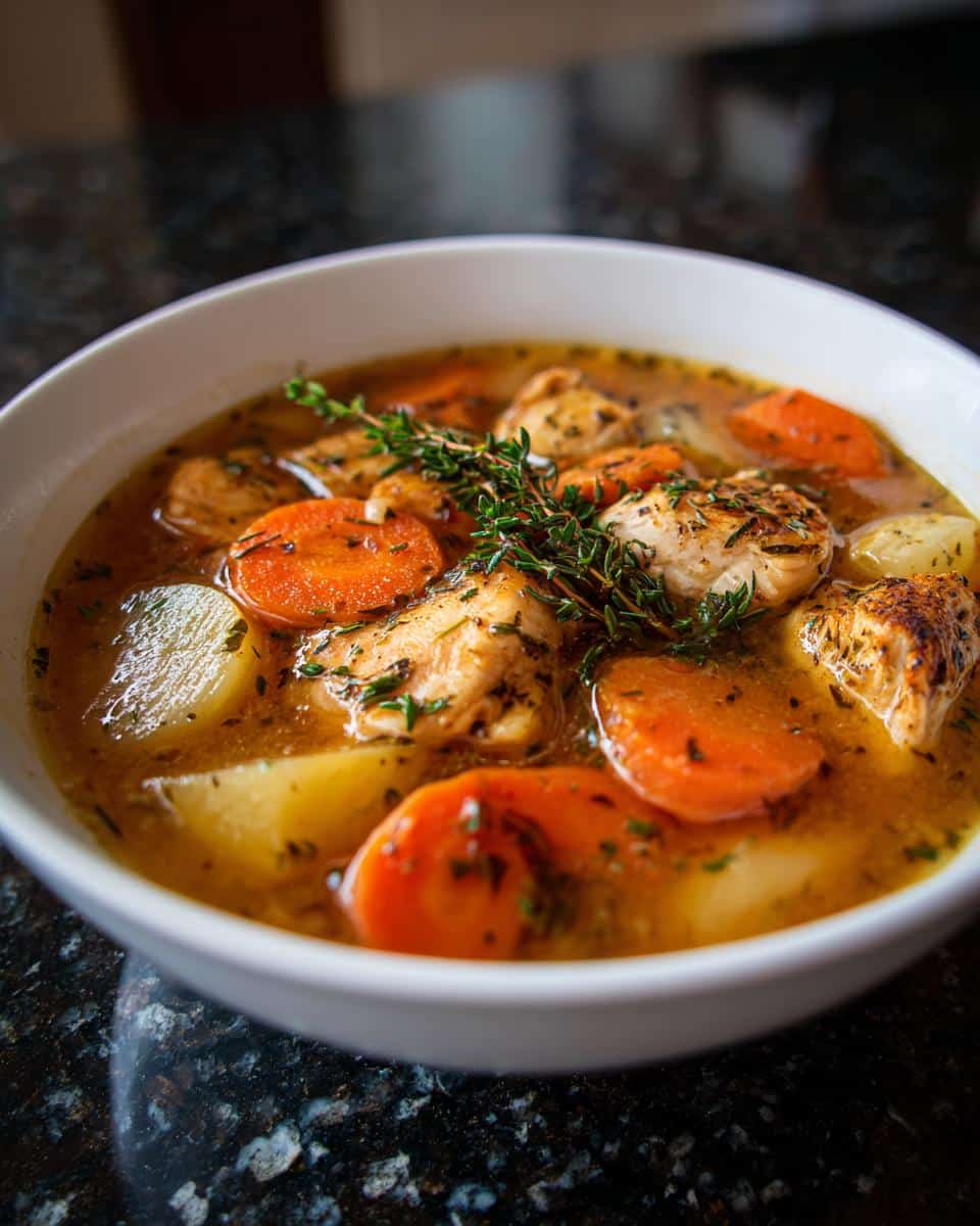 Garlic Butter Chicken Soup Bowl - detail 4