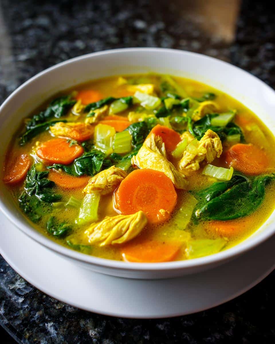 Golden Turmeric Chicken Healing Soup - detail 1