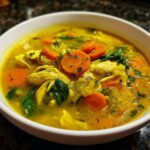 Golden Turmeric Chicken Healing Soup