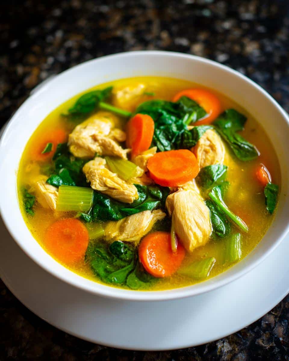 Golden Turmeric Chicken Healing Soup - detail 3