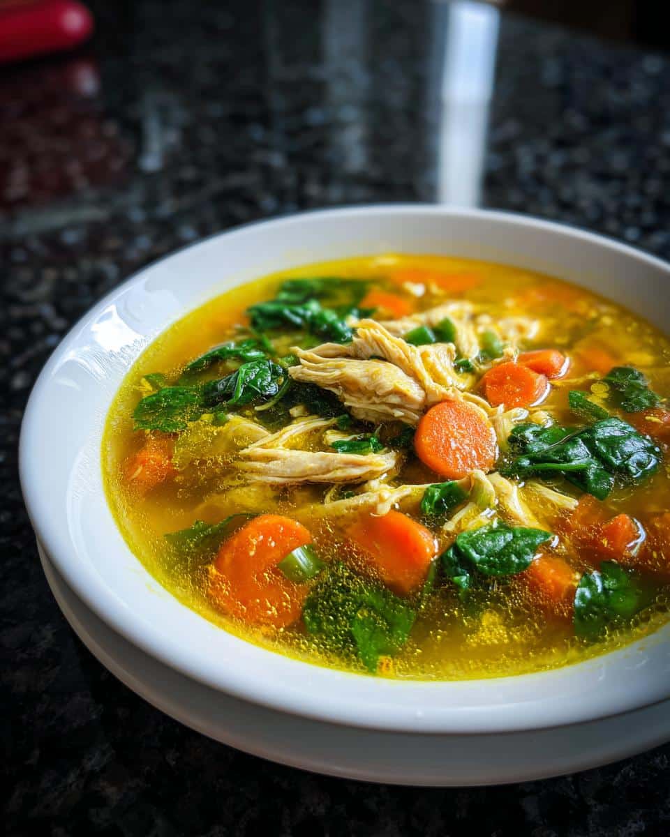 Golden Turmeric Chicken Healing Soup - detail 4