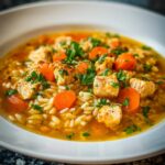 Greek Lemon Orzo Chicken Soup