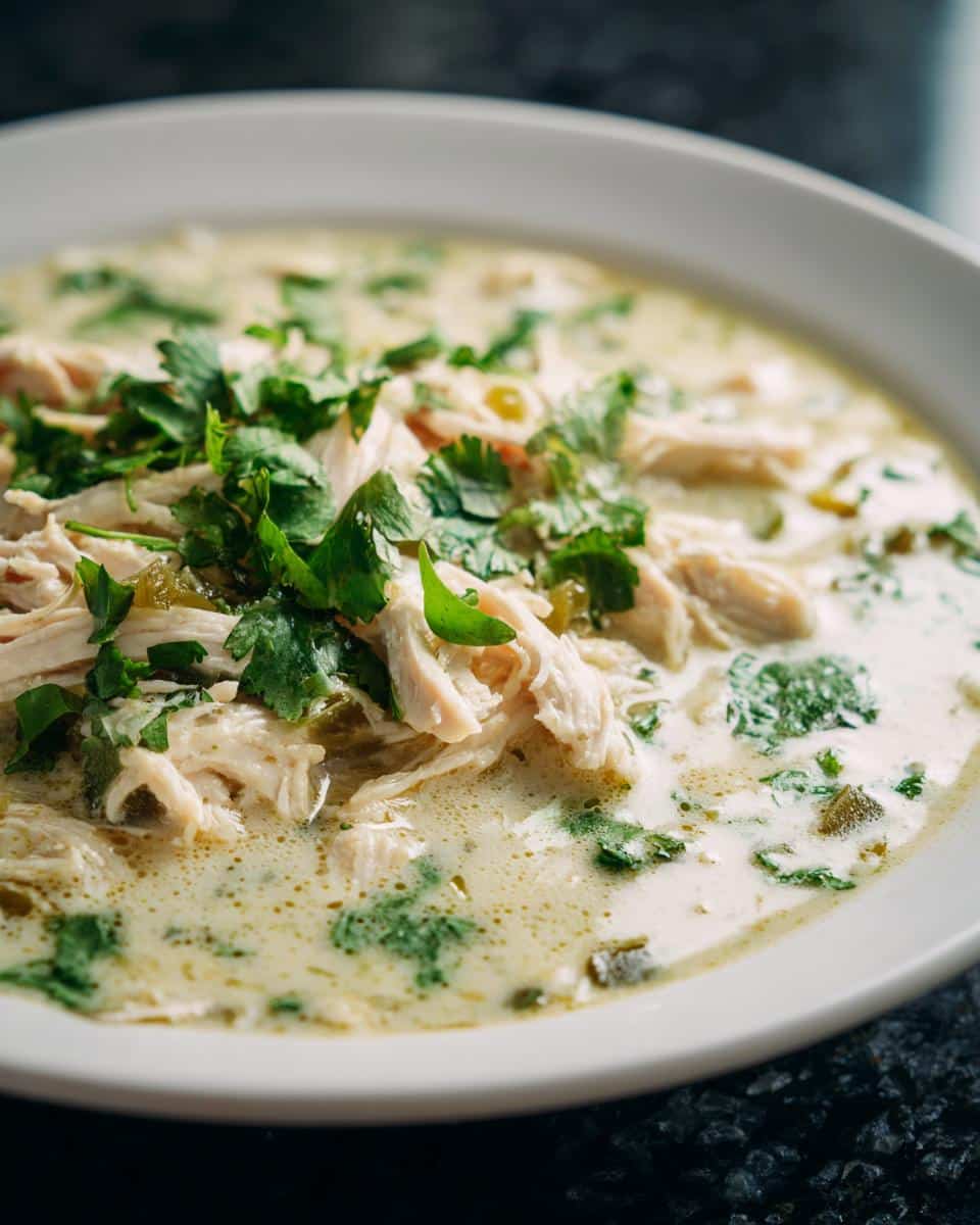 Green Chili Chicken Cream Soup - detail 4