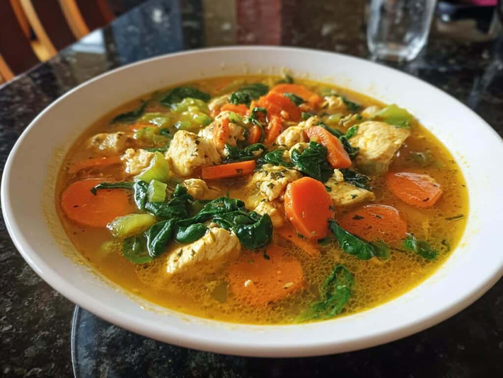 Healthy Healing Chicken Vegetable Soup