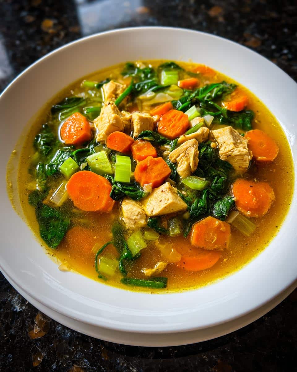 Healthy Healing Chicken Vegetable Soup - detail 2