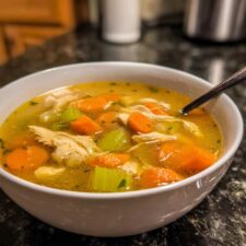Hearty Healthy Low Carb Chicken Soup in Just 35 Minutes
