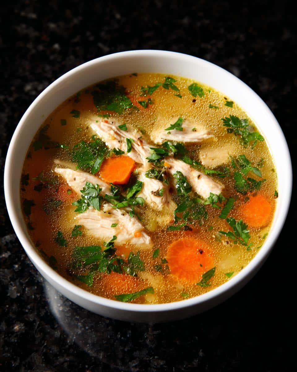 Healthy Low Carb Chicken Soup - detail 4